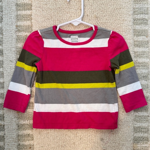 Multicolor Striped Long Sleeve Shirt - Picture 3 of 6